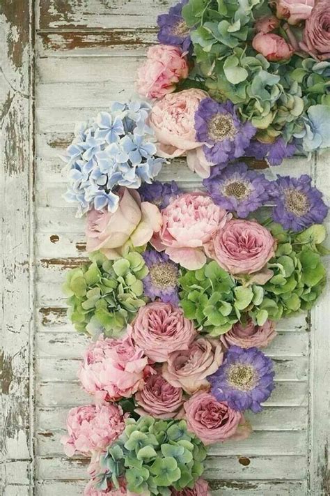 Decoracion Vintage Fleurs Style Shabby Chic Flores Shabby Chic