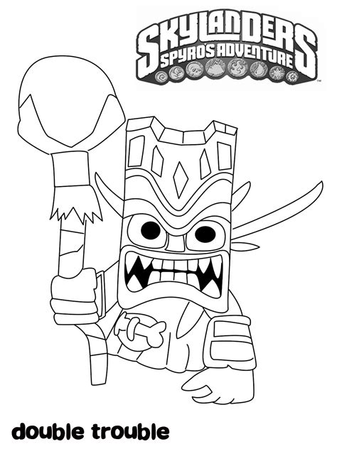 Dibujo De Skylanders Para Colorear Y Pintar