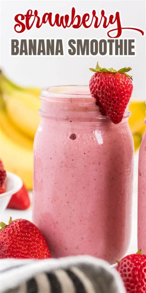 Strawberry Banana Smoothie Recipe