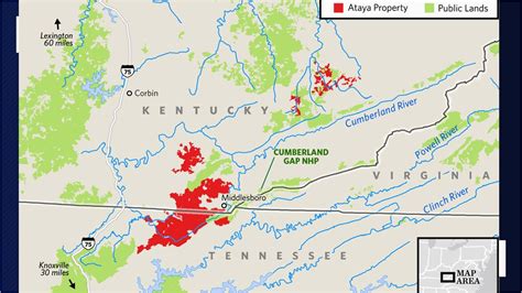 Kentucky Tennessee Border Map | secretmuseum