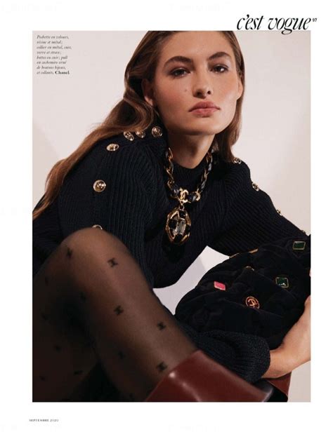 Grace Elizabeth Rocks Statement Handbags For Vogue Paris Vogue Paris