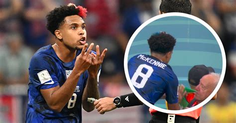 World Cup 2022 Weston Mckennie Goes Viral For Wiping His Hands On