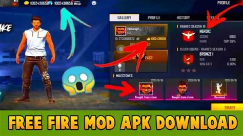 `free Fire Mod Apk Unlimited Diamonds And Coins