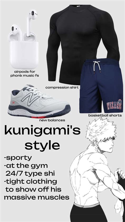 Myfirstshuffle Kunigami Bluelock Style Gymfit Gym Outfit Men Style