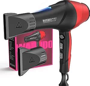 Wadodo Hair Dryer W Professional Ionic Blow Dryer With Blue Ray