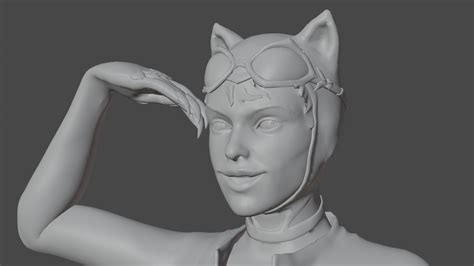 Stl File Catwoman Batman Arkham Knight 🦸‍♀️・3d Printable Model To