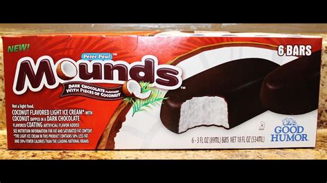 Mounds Ice Cream Bar Review Youtube