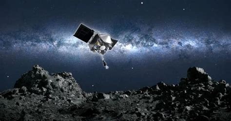 Urgencia en la Nasa la sonda Osiris Rex recolectó varias muestras en