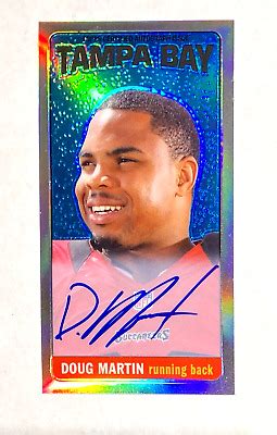 Topps Chrome Doug Martin Rc Buccaneers Tall Boy Refractor