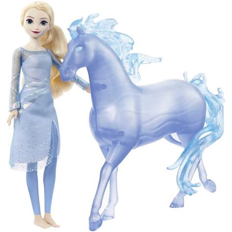 Boneca Elsa E Cavalo Nokk Princesas Disney Frozen Mattel Hlw