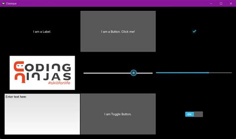Multiple Ux Widgets In Kivy Coding Ninjas