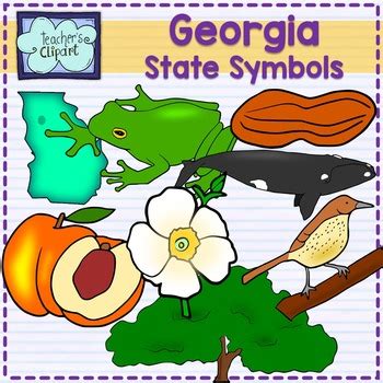 Georgia State Symbols Clip Art By Teach Simple