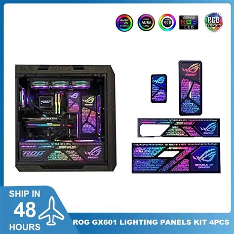 Kit De Panel De Iluminaci N De Carcasa Mod Gx Piezas Chasis Rog