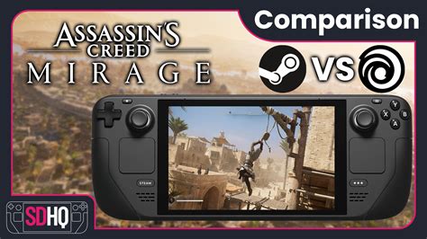 Assassins Creed Mirages Steam Release Is Great For Steam Deck Steam Vs Ubisoft Connect