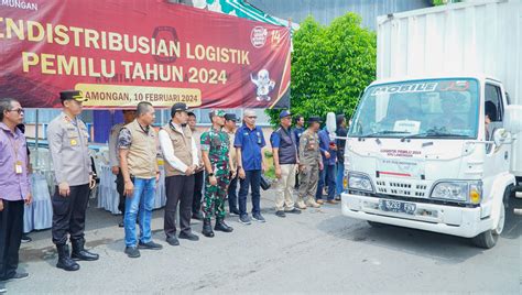 Distribusi Logistik Pemilu 2024 Dimulai Bupati Lamongan Himbau