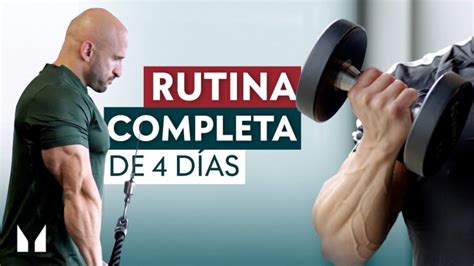 Rutina Hipertrofia 4 Días Guía Completa Para Máximo Crecimiento