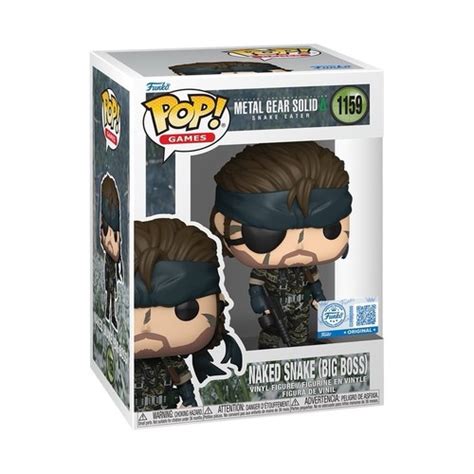 Funko Pop Metal Gear Solid Naked Snake Big Boss Exclusive Pre Order Protector EBay