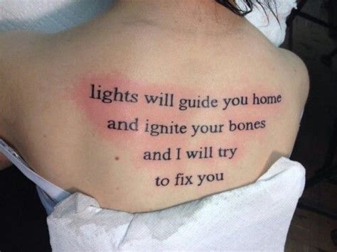 Imagem De Tattoo Coldplay And Quote Frases Tatuagem Tatuagem