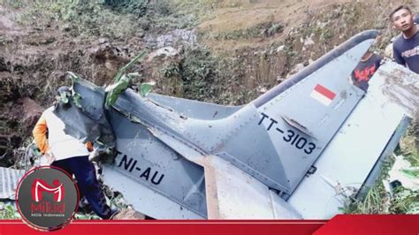 Warga Sebut Dua Pesawat TNI AU Itu Bersenggolan Dan Meledak Di Udara