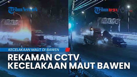 Rekaman Cctv Detik Detik Kecelakaan Maut Truk Hamtam Kendaraan Di Exit