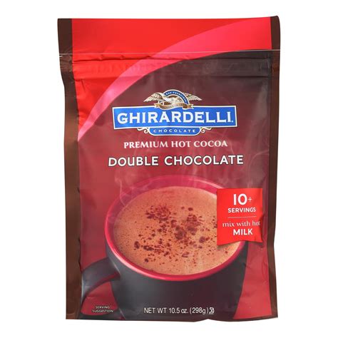 Case Of 6 Ghirardelli Hot Cocoa Premium Double Chocolate 105