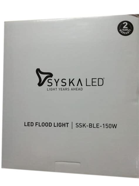 Aluminum Pure White Syska Watt Led Flood Light Ip Rating Ip