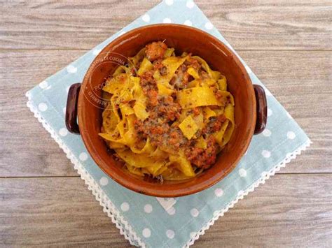 I Sognatori Di Cucina E Nuvole Tagliatelle Con Salsiccia E Tartufo