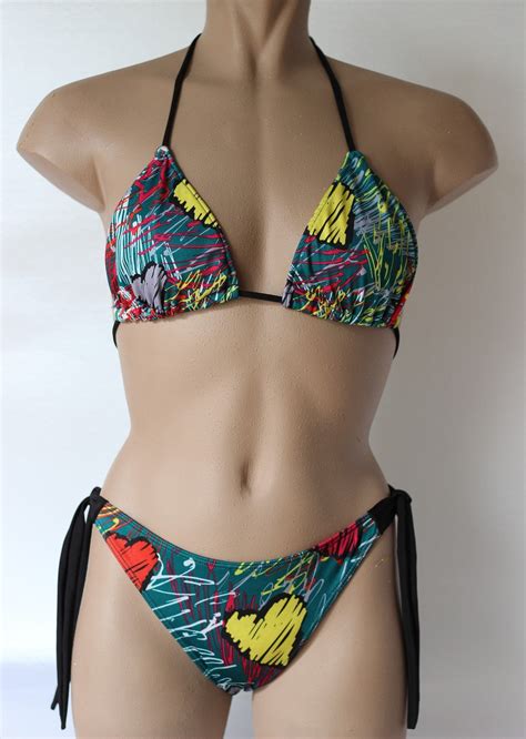 Adjustable Sexy Triangle Bikini With Straps Brazilian Bikini Bikini