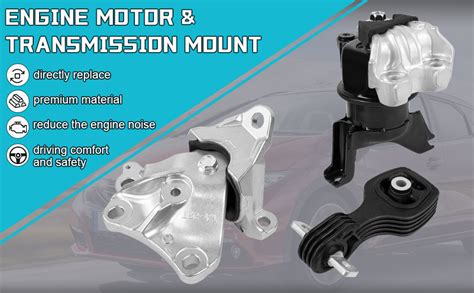 Amazon 3PCS Engine Motor Transmission Mount Set Compatible With