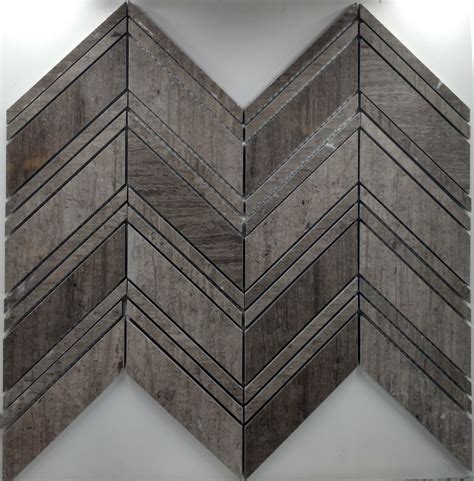 Elongated Hex Gray Vein Bella Casa Tile Collection