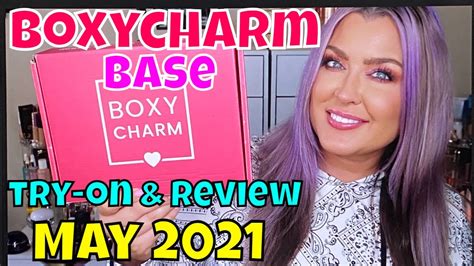 May 2021 Boxycharm Base TRY ON And REVIEW HOT MESS MOMMA MD YouTube