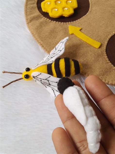 Bee Felt Board Life Cycle Flannel Set Life Cycle Of A Bee With