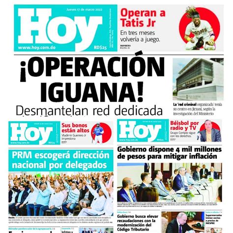 Ediciones Impresas Hoy Las Noticias Más Importantes De La Semana