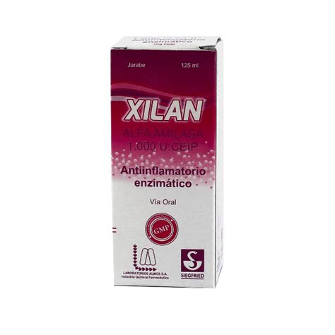 Xilan Alfa Amilasa 1000 Uceip Jarabe Frasco De 125 Ml