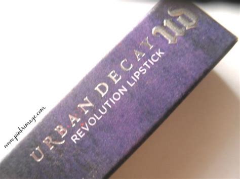 Urban Decay Revolution Lipstick Naked Review Swatches PINKRIMAGE