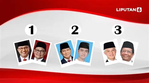 Infografis Nomor Urut Paslon Capres Cawapres Di Pilpres 2024 News