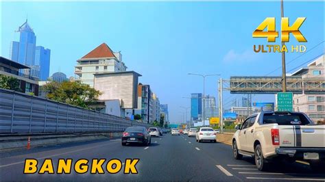 Driving In Bangkok Thailand Street View K Fps Uhd Youtube