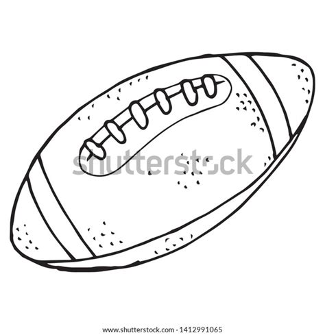 Rugby Ball Vector Illustration Rugby Ball Stock Vector Royalty Free