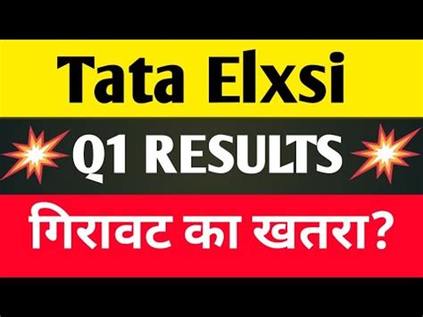 Tata Elxsi Share Q Results Tata Elxsi Share Analysis Best Ai Stock