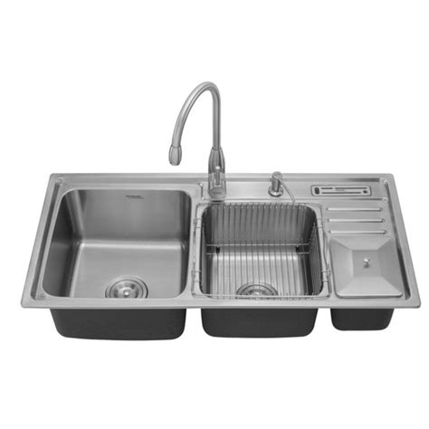 Everado Hindware Handmade Stainless Steel Double Bowl Kitchen Sink At Rs 34990 Piece Kitchen