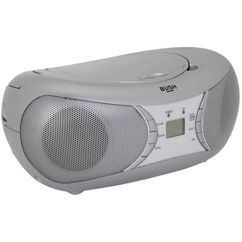 Bush Bluetooth Cd Player Radio Boombox Silver Cd Players And Cassette