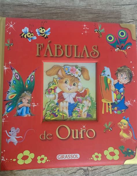 Livro Infantil Fábulas de Ouro Item Infantil Livro Girassol Usado