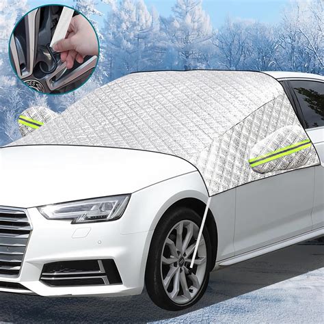 Windscreen Cover Winter Thick Foldable Car Windscreen Cover Winter