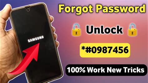 How To Unlock Samsung Galaxy All Phones Forgot Pin Password On Samsung