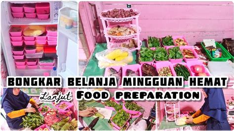 Unboxing Belanja Mingguan Hemat Ala Irt Desa Lanjut Food Preparation