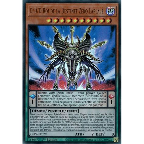 D D D Roi de la Destinée Zéro Laplace UR Yu Gi Oh Fantômes du