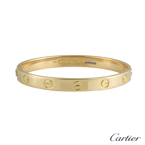 Cartier Love Bracelet Size 16 B6035516 | Rich Diamonds