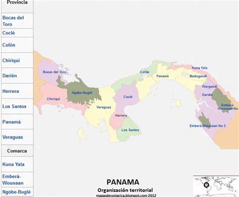 Division Politica De Panama