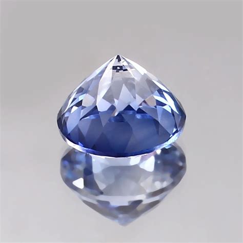 Aaa Beautifull Natural Flawless Blue Ceylon Sapphire Round Gemstone Cut