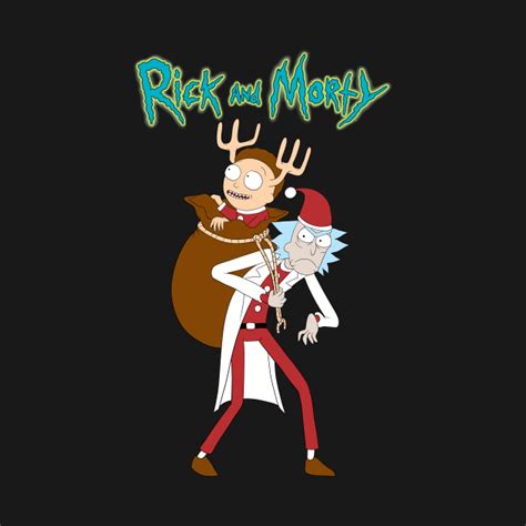 rick and morty christmas - Rick And Morty - T-Shirt | TeePublic